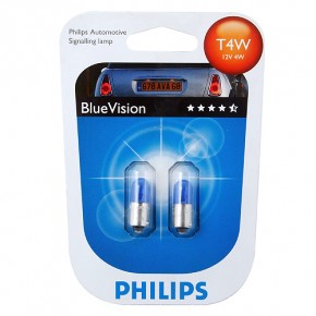  Philips T4W BlueVision 12V 4W (12929BVB2) 3