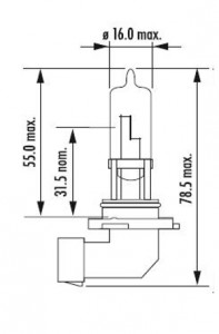  Narva 48025 12v 100w P20d 3