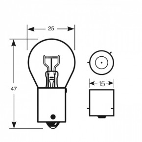   Ring RTM588 PY21W 24V 21W BAU15s Amber 3