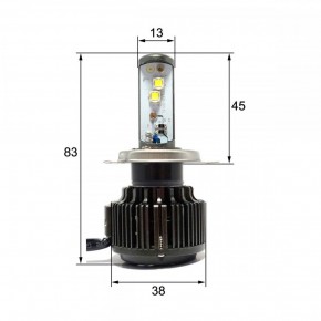 LED  Sho-Me G1.3 H4 6000K 30W 7