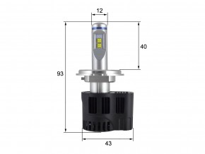 LED  Sho-Me G5.1 H4 6000K 55W 5