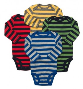   Carter's Long Sleeve 4-Pack Stripe 9M