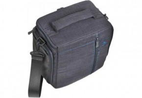    RivaCase 7502 Canvas Case Grey 3