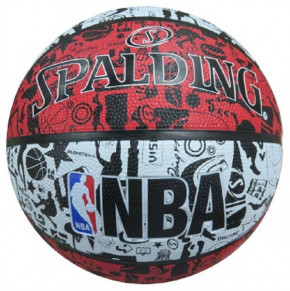   Spalding Red Graffiti  7 (3001551011617)