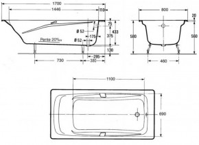  Jacob Delafon Repos 170x80 (2915-00) 4