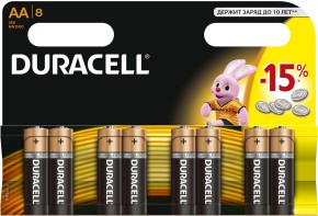  Duracell AA LR06 MN1500 8 