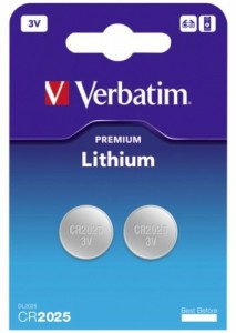  Verbatim CR 2025/2bl Lithium 3V