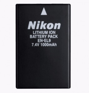  Nikon EN-EL9 7.4V 1000 mAh