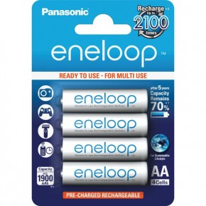  Panasonic Eneloop AA 1900 mAh 4BP NI-MH (BK-3MCCE/4BE)