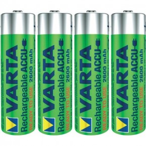  Varta Rechargeable Accu AA 2600mah Bli 4 Ni-Mh (READY 2 Use) (5716101404) 3