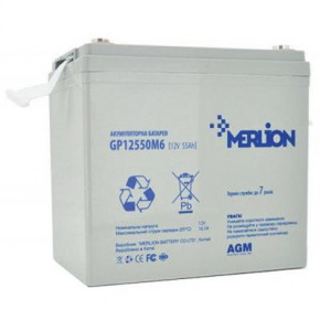    Merlion 12V-55Ah (GP12550M6)