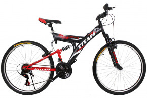  Titan Tornado 26 Black-Red-White (26TWD17-61-3)