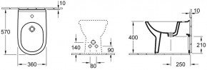   Villeroy&Boch O.Novo 36x56  (54610001) 3