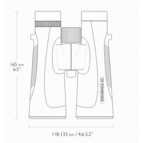  Hawke Endurance Top Hinge ED 10x50 Green 4