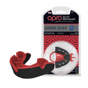  OPRO Junior Silver Black/Red (002190001)