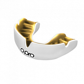  OPRO Power-Fit Single Series White/Gold (002268004) 3