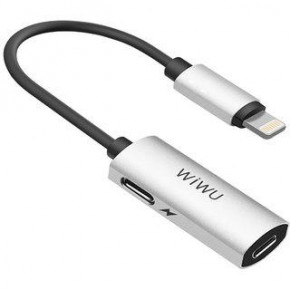  WIWU LTO2 Lightning to 2xLightning 0.13m Black (6957815506163)