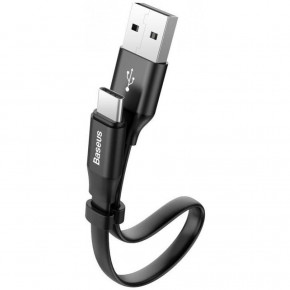  Baseus USB to Lightning /micro USB Two-in-one Portable Cable 0.23  Black (CALMBJ-01)