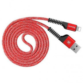  Lightning Baseus USB Cable to Lightning Confidant Anti-break 1m Red (CALZJ-A09)