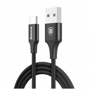  Baseus USB Cable to USB-C Rapid Indicator 1m Black (CATSU-B01)