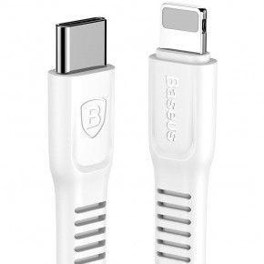  Baseus USB-C to Lightning Tough 2m White (CAZYSC-B02)