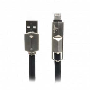  Cablexpert USB 2.0  - Lightning - Micro USB 2.4  1  (CCPB-ML-USB-05BK) (226321)