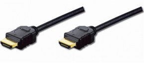  Digitus HDMI High speed + Ethernet (AM/AM) 2  black (AK-330114-020-S)