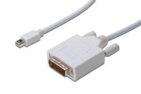  Digitus miniDisplayPort to DVI(24 1)(AM/AM) 1  (AK-340305-010-W)