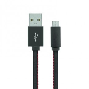   Gelius Leather Edition MicroUSB Black (40408)