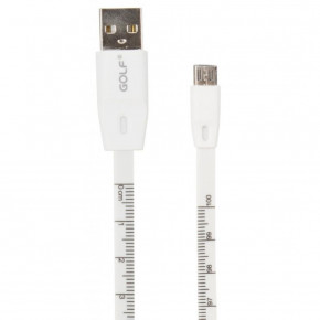   Golf Flat-Ruler microUSB White (49932 / GC-16m)