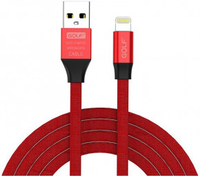  GOLF GC-56I Lightning cable 1m Red