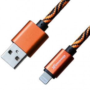  Grand-X USB-Lightning 1 Orange/Black (FL05OB) 3