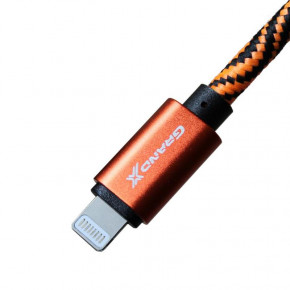  Grand-X USB-Lightning 1 Orange/Black (FL05OB) 4