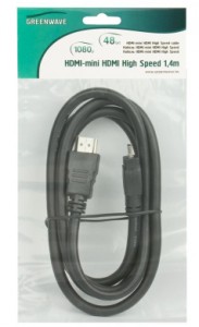  Greenwave HDMI-mini HDMI High Speed 1,4m 3