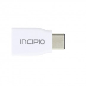  Incipio Charge Sync USB-C  USB-A  White (PW-249-WHT)