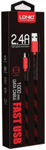  Ldnio LS23 Lighting cable 1m Red 3