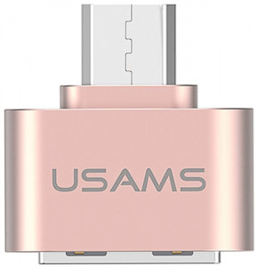  Usams US-SJ009 USAMS Micro OTG Rose Gold