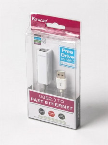  Viewcon USB2.0-RJ-45 White (VE 449) 3