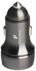    Puridea Dual Fast Charge Aluminum CC05-Black