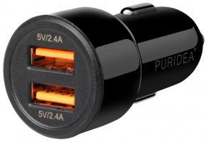    Puridea Dual Fast Charge Black CC02-Black 5