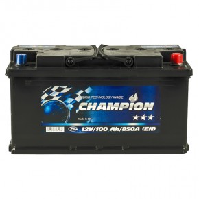   Champion Black 100Ah-12V Euro R