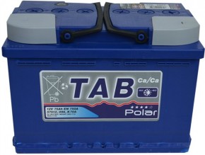   TAB Polar Blue 75Ah-12V R Euro