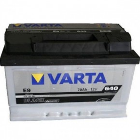   Varta Black Dynamic E9 70Ah-12v R EN640