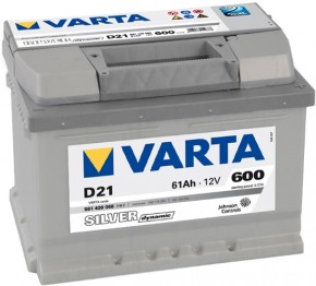   Varta Silver Dynamic D21 61Ah-12v R EN600