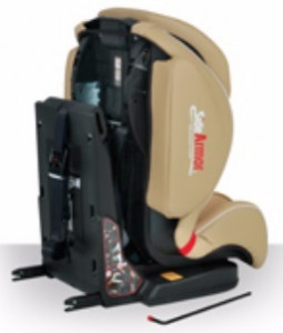  Bertoni Mars Isofix 9-36 beige leather 3