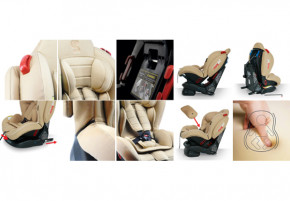  Bertoni Arthur Isofix 0-25 Beige leather 3