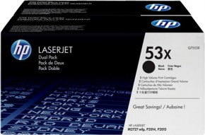   HP 53X Black Max Dual Pack (Q7553XD)