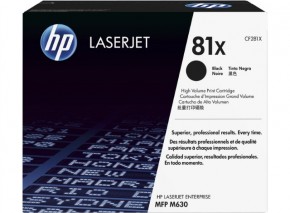   HP 81X LJ M630 Black (CF281X)