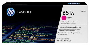   HP 651A LJ M775dn/M775f/M775z/M775z+ Magenta (CE343A)