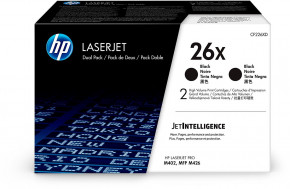  HP 26X LJ Pro M402/M426 Black (2*9000  )   (CF226XF)